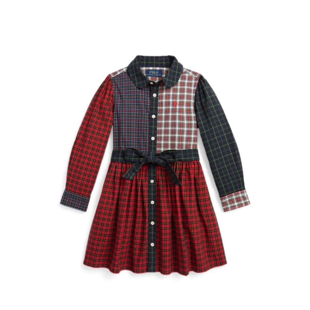 Ralph Lauren Multicolor Plaid Kids Dress - Picture 5 of 5